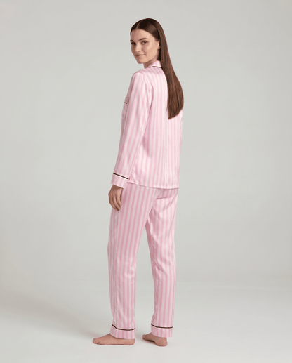 Conjunto de pijama de manga larga con botones para mujer-Sets for women-Casaluzia