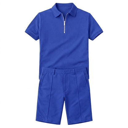 Conjunto de Polo y Pantalones Cortos a Juego para Hombre-Sets for Men-Casaluzia