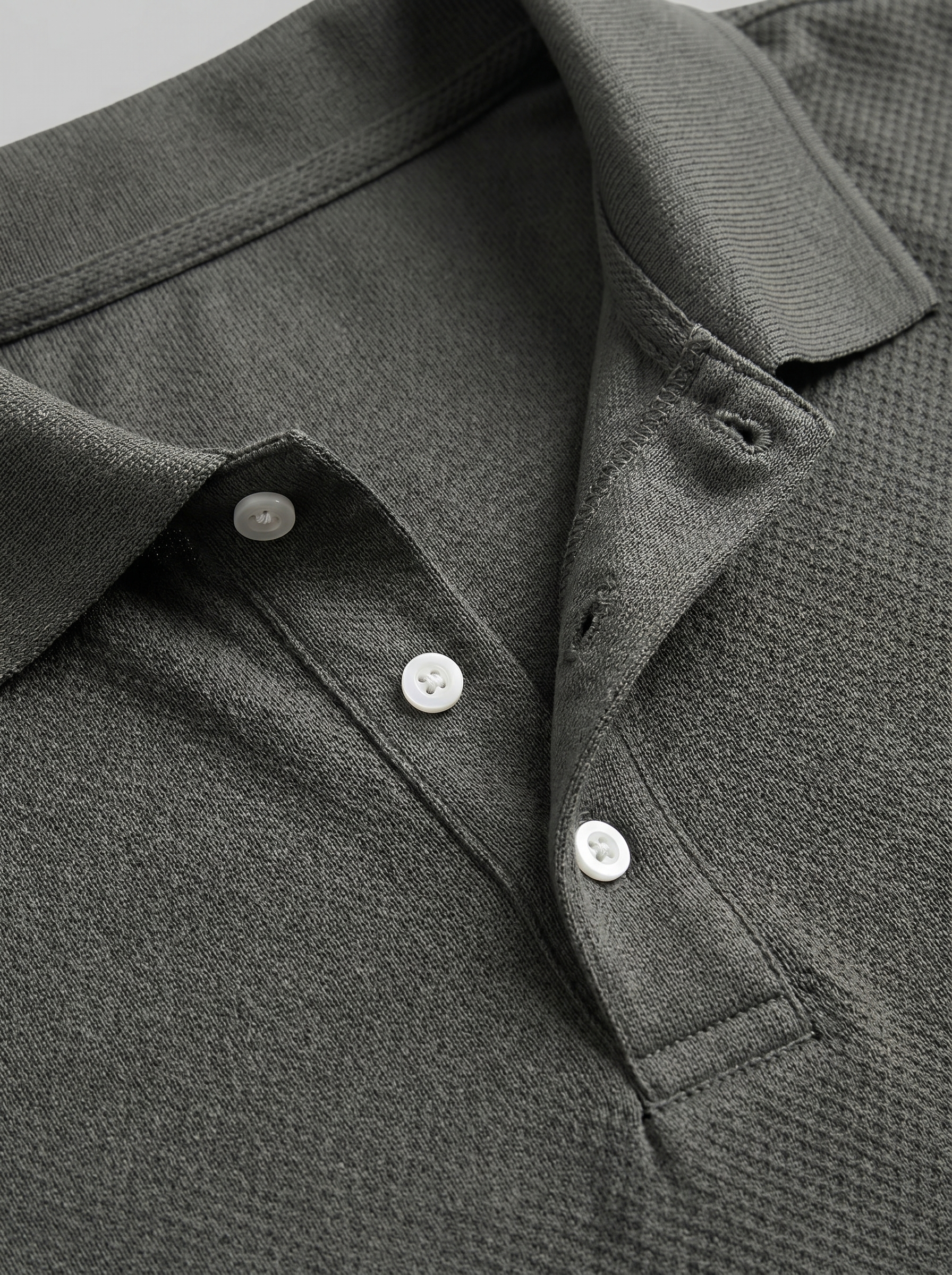 Conjunto de polo y pantalones cortos texturizados para hombre-Sets for Men-Casaluzia
