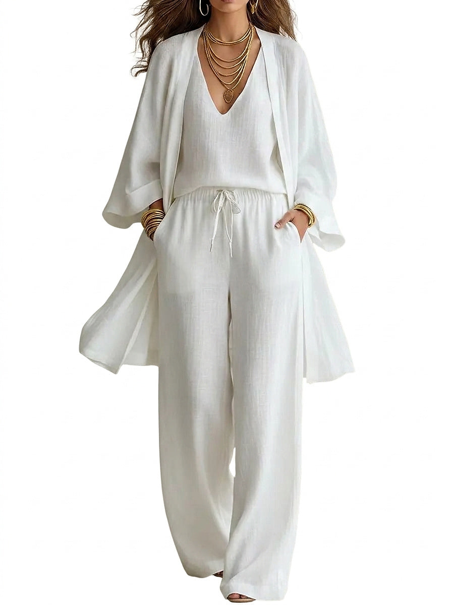 Conjunto de tres piezas a juego para mujer-Sets for women-Casaluzia