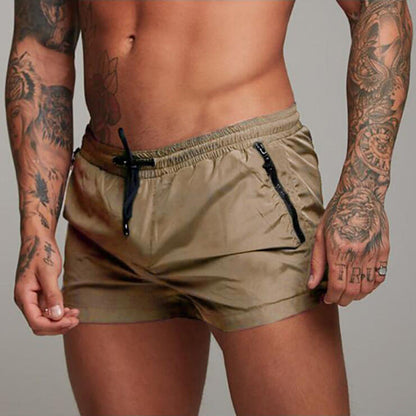 De hombre: Bañador con cintura elástica y cordón-Swimwear for men-Casaluzia