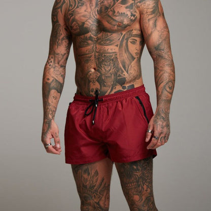 De hombre: Bañador con cintura elástica y cordón-Swimwear for men-Casaluzia