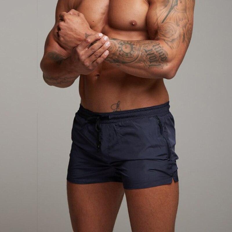 De hombre: Bañador con cintura elástica y cordón-Swimwear for men-Casaluzia
