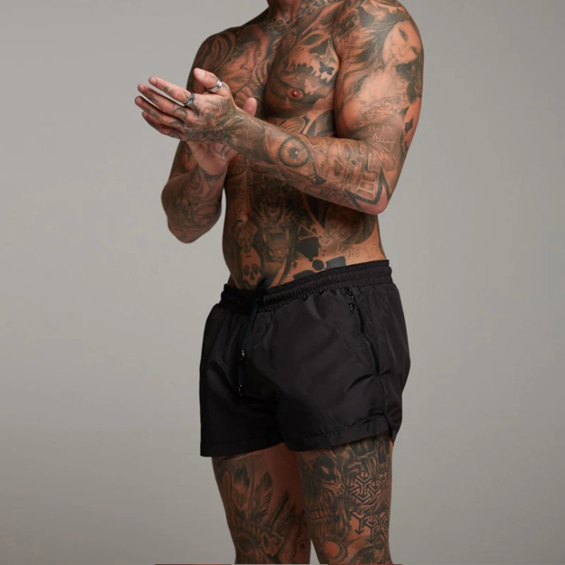 De hombre: Bañador con cintura elástica y cordón-Swimwear for men-Casaluzia