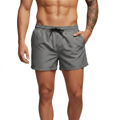 De hombre: Bañador con cintura elástica y cordón-Swimwear for men-Casaluzia