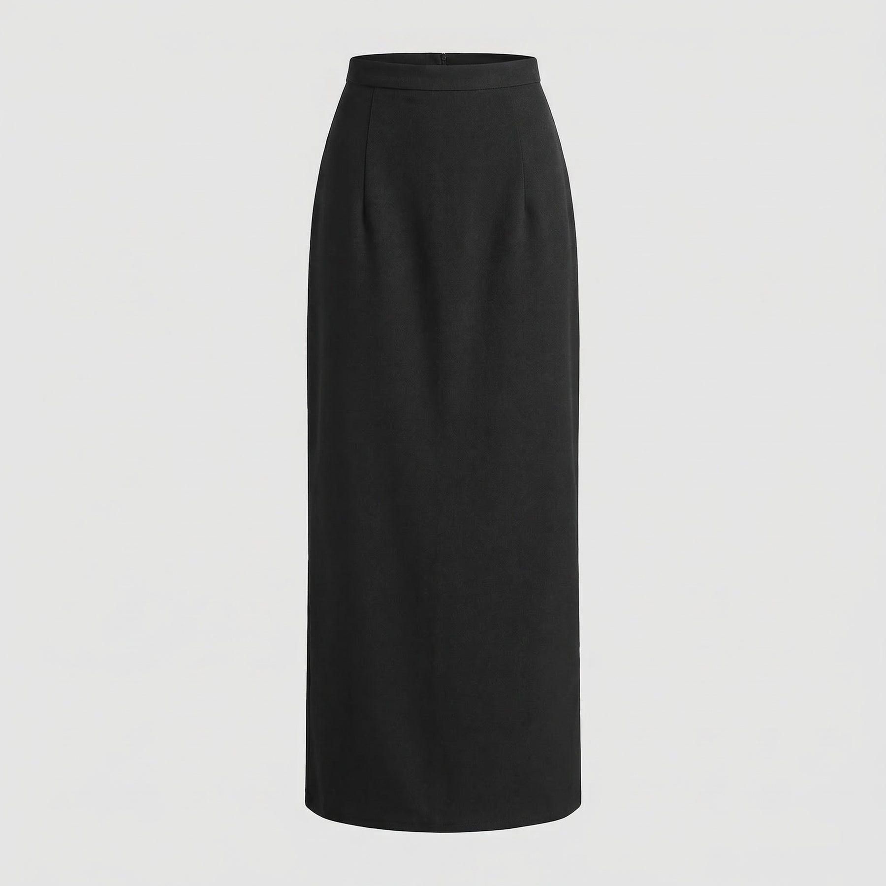 Falda larga para mujer con cintura alta y silueta recta-Skirt for women-Casaluzia