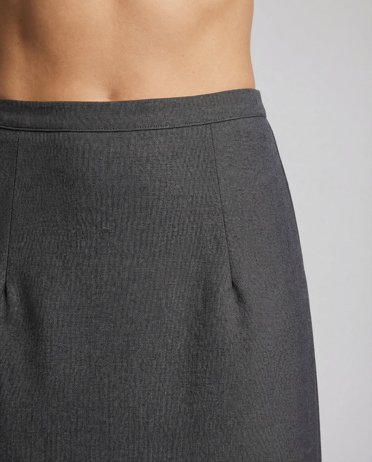 Falda larga para mujer con cintura alta y silueta recta-Skirt for women-Casaluzia
