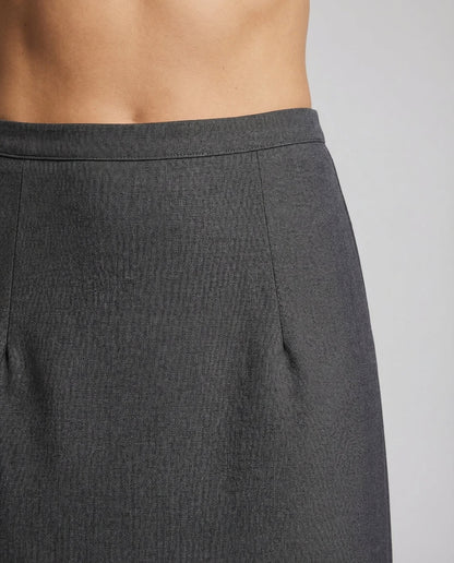Falda larga para mujer con cintura alta y silueta recta-Skirt for women-Casaluzia