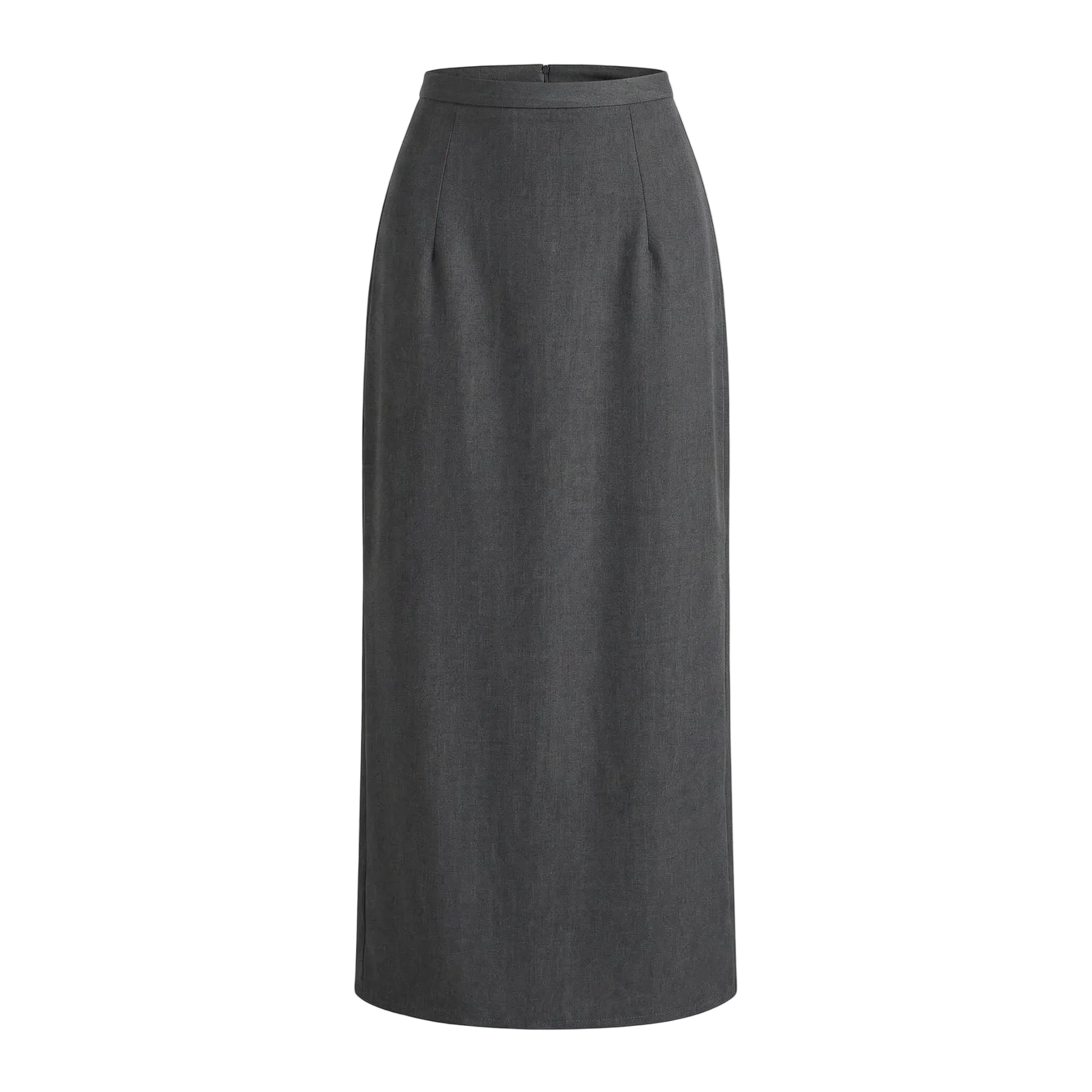 Falda larga para mujer con cintura alta y silueta recta-Skirt for women-Casaluzia