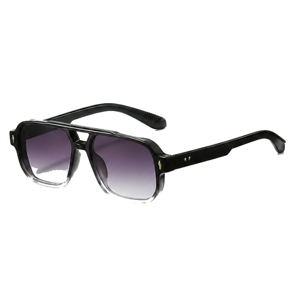Gafas de sol aviador unisex de doble puente-Glasses for men-Casaluzia