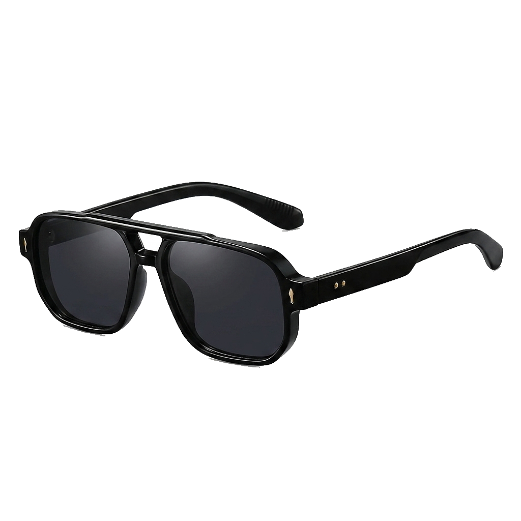 Gafas de sol aviador unisex de doble puente-Glasses for men-Casaluzia
