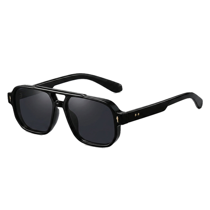 Gafas de sol aviador unisex de doble puente-Glasses for men-Casaluzia