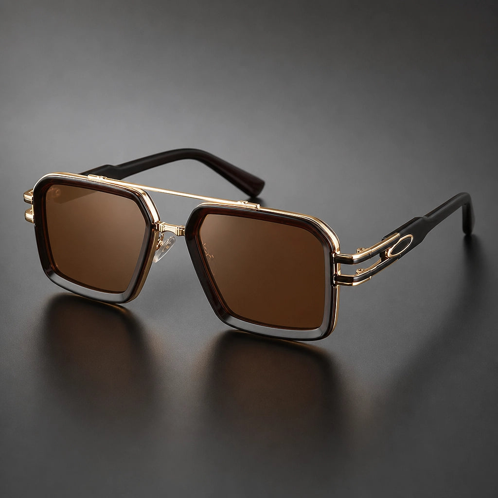 Gafas de sol cuadradas con doble puente para mujer-Glasses for women-Casaluzia