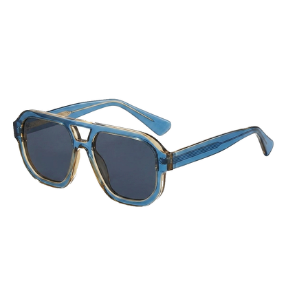Gafas de sol cuadradas de doble puente para hombre-Glasses for men-Casaluzia