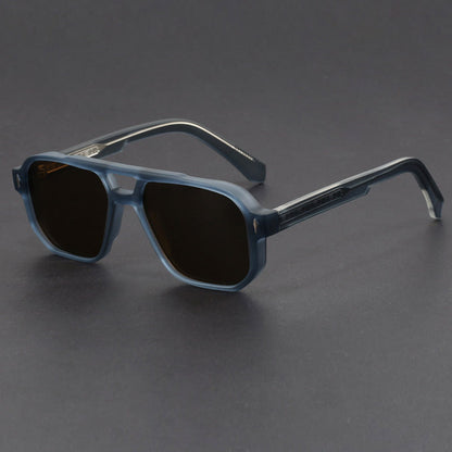 Gafas de sol cuadradas unisex con doble puente-Glasses unisex-Casaluzia