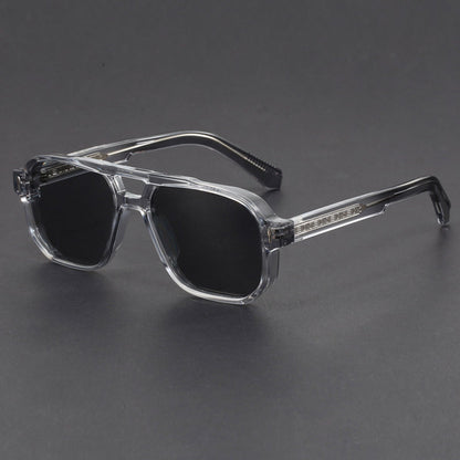Gafas de sol cuadradas unisex con doble puente-Glasses unisex-Casaluzia