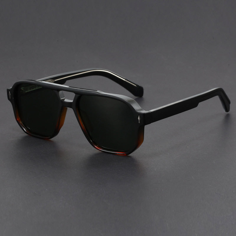 Gafas de sol cuadradas unisex con doble puente-Glasses unisex-Casaluzia