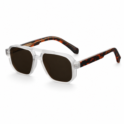 Gafas de sol cuadradas unisex con doble puente-Glasses unisex-Casaluzia