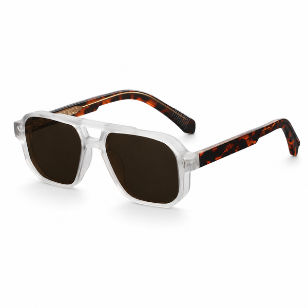Gafas de sol cuadradas unisex con doble puente