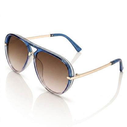 Gafas de sol de aviador para mujer con patillas de metal-Glasses for women-Casaluzia