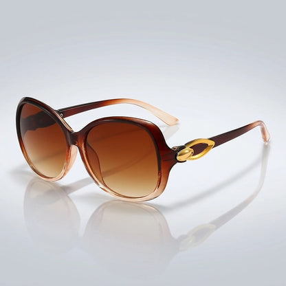 Gafas de sol de mariposa estampadas para mujer con detalles metálicos-Glasses for women-Casaluzia