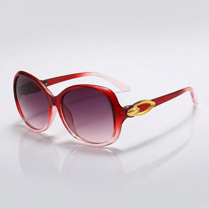 Gafas de sol de mariposa estampadas para mujer con detalles metálicos-Glasses for women-Casaluzia