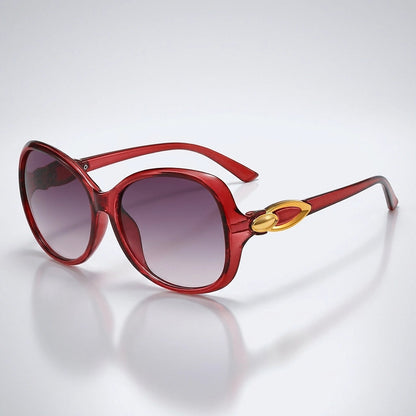 Gafas de sol de mariposa estampadas para mujer con detalles metálicos-Glasses for women-Casaluzia