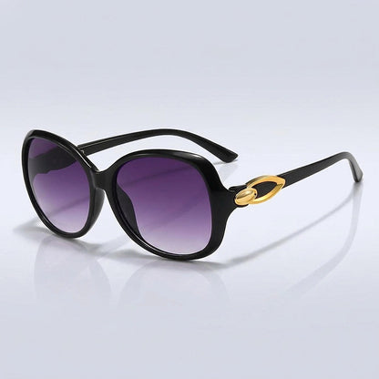 Gafas de sol de mariposa estampadas para mujer con detalles metálicos-Glasses for women-Casaluzia