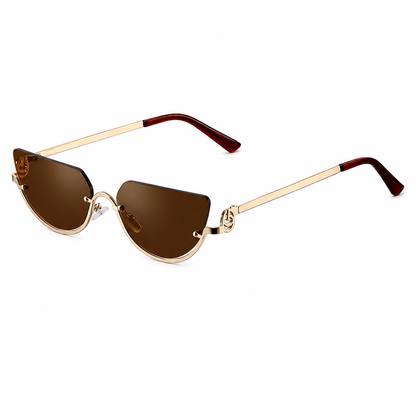 Gafas de sol para mujer con lentes sin marco y patillas rectas-Glasses for women-Casaluzia