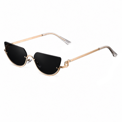 Gafas de sol para mujer con lentes sin marco y patillas rectas-Glasses for women-Casaluzia