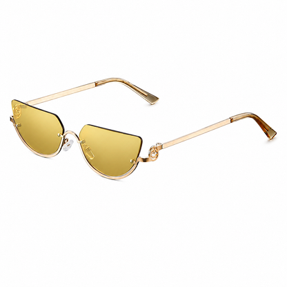 Gafas de sol para mujer con lentes sin marco y patillas rectas-Glasses for women-Casaluzia