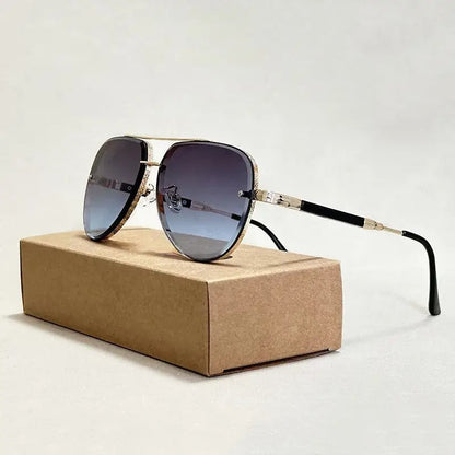 Gafas de Sol para Mujer con Montura Aviador y Doble Puente-Glasses for women-Casaluzia