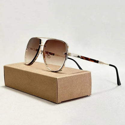 Gafas de Sol para Mujer con Montura Aviador y Doble Puente-Glasses for women-Casaluzia