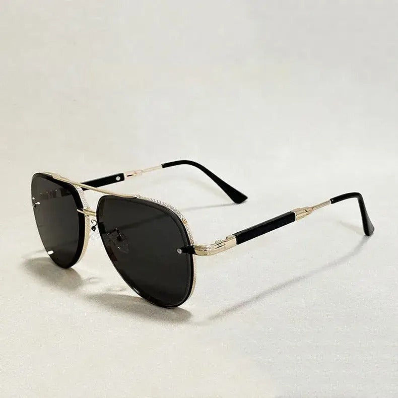 Gafas de Sol para Mujer con Montura Aviador y Doble Puente-Glasses for women-Casaluzia