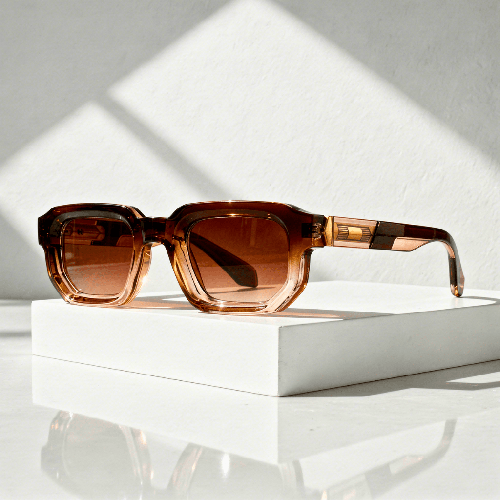 Gafas de sol unisex con montura rectangular-Glasses for women-Casaluzia