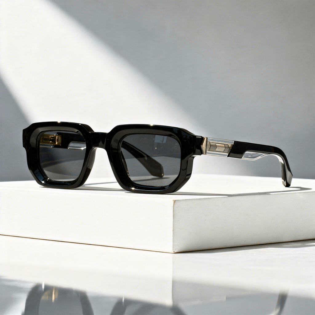 Gafas de sol unisex con montura rectangular-Glasses for women-Casaluzia
