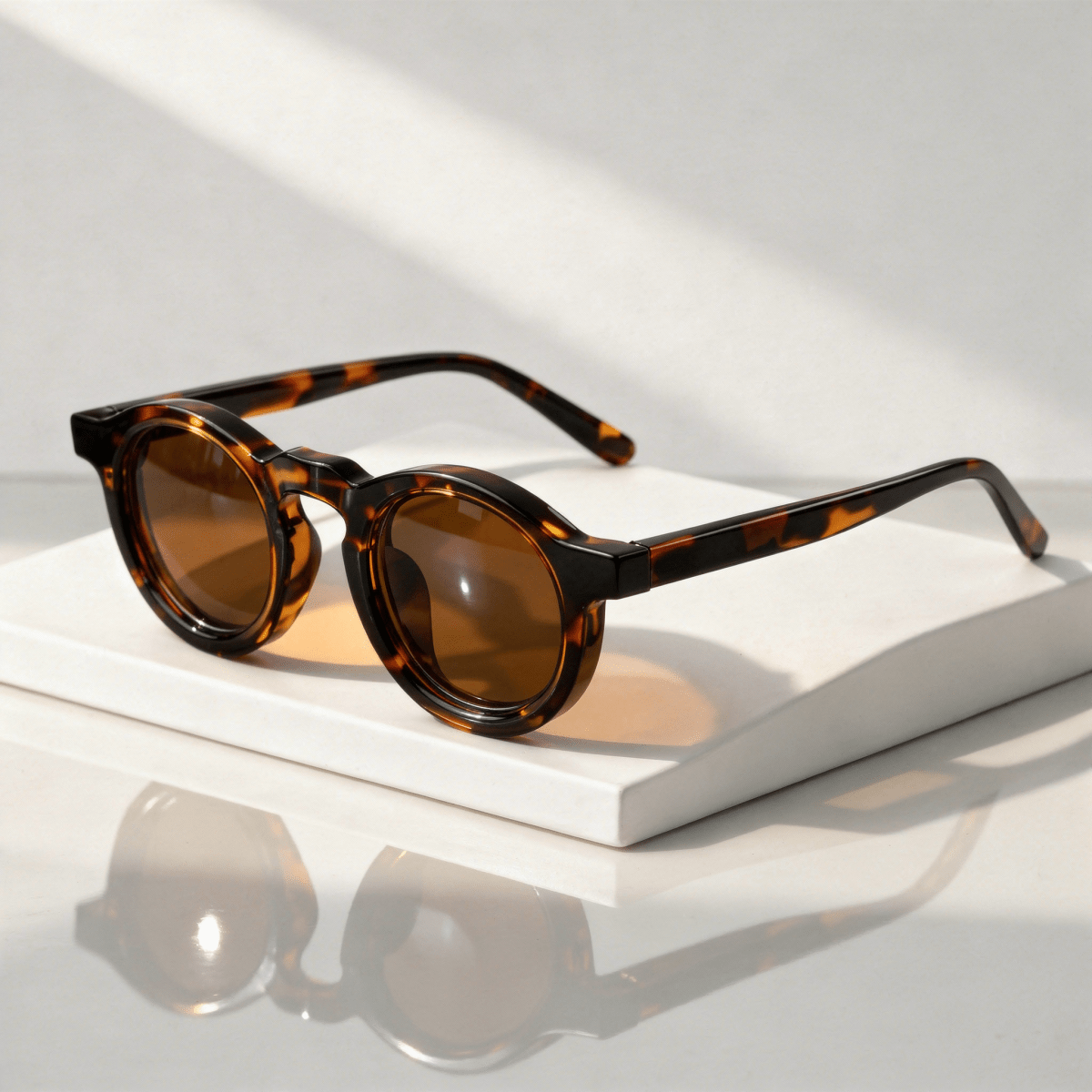 Gafas de sol unisex con montura redonda-Glasses for women-Casaluzia