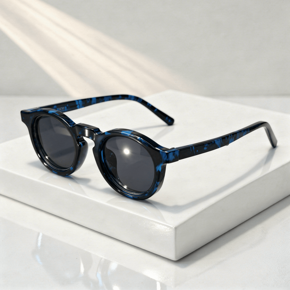 Gafas de sol unisex con montura redonda-Glasses for women-Casaluzia
