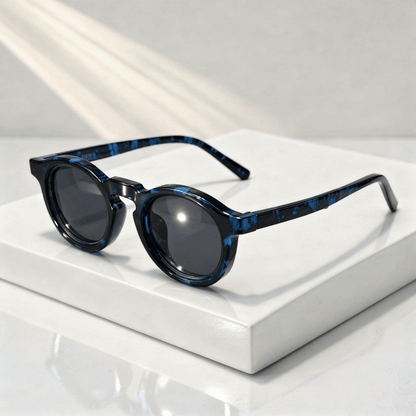 Gafas de sol unisex con montura redonda-Glasses for women-Casaluzia