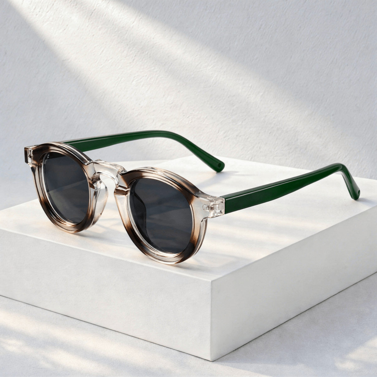 Gafas de sol unisex con montura redonda-Glasses for women-Casaluzia