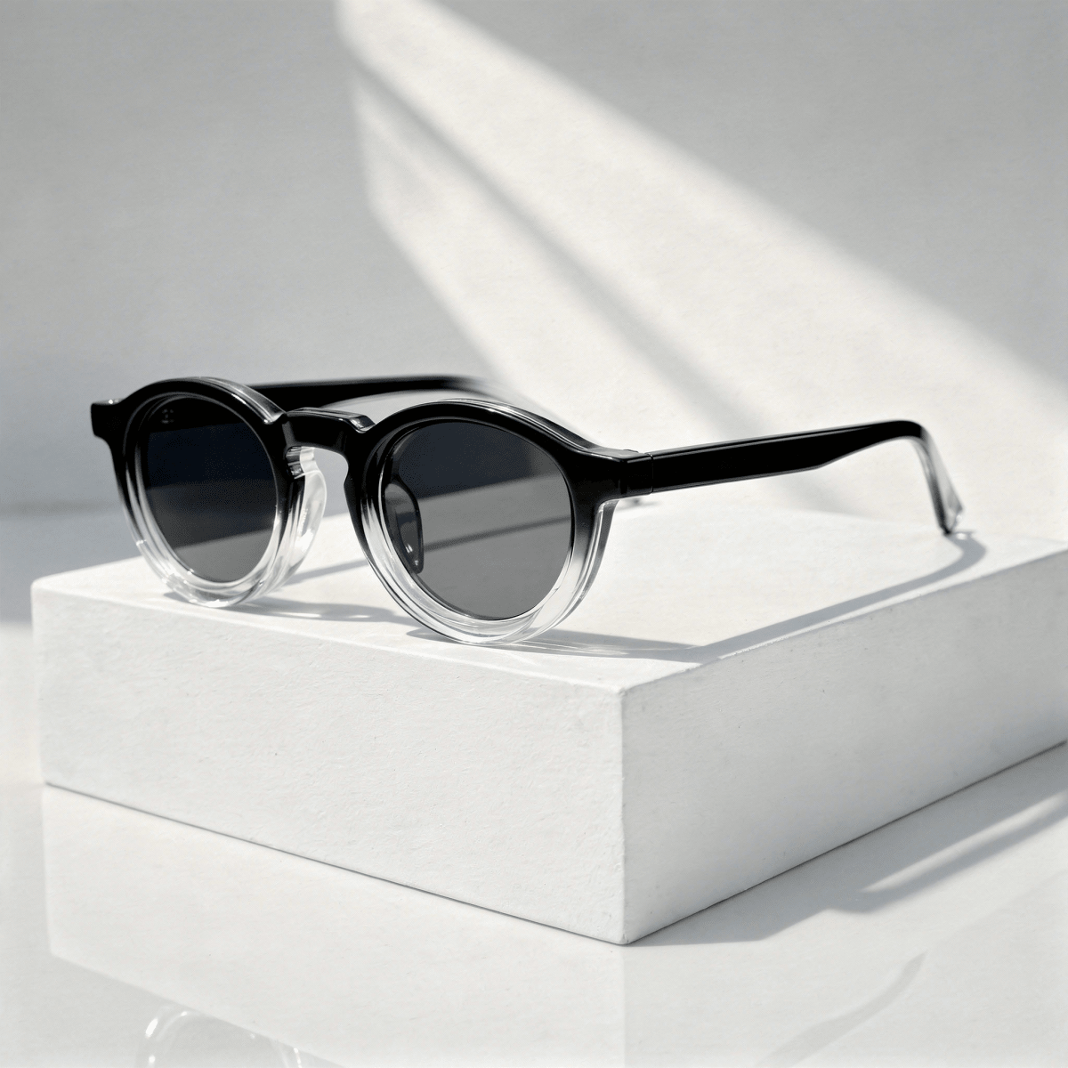Gafas de sol unisex con montura redonda-Glasses for women-Casaluzia