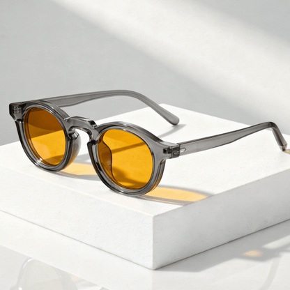 Gafas de sol unisex con montura redonda-Glasses for women-Casaluzia