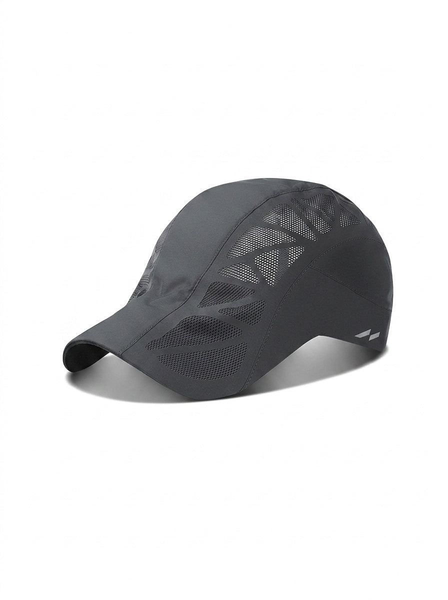 Gorra deportiva para hombre con paneles de malla-Accessories for Men-Casaluzia