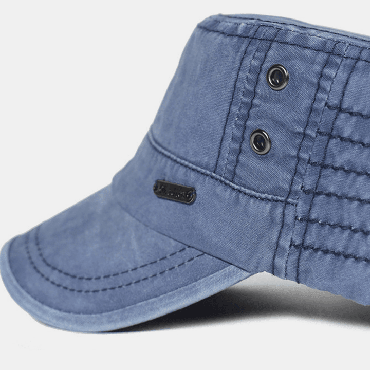Gorra militar vintage ajustable para hombre-Accessories for Men-Casaluzia