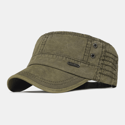 Gorra militar vintage ajustable para hombre-Accessories for Men-Casaluzia