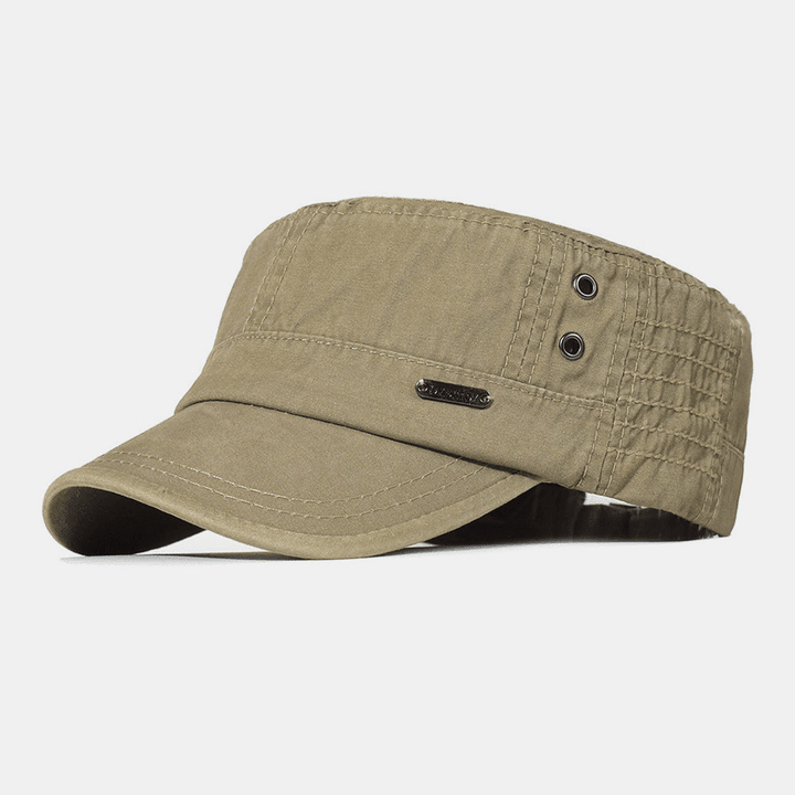 Gorra militar vintage ajustable para hombre-Accessories for Men-Casaluzia