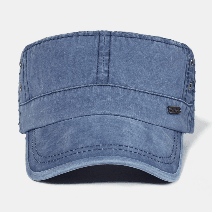 Gorra militar vintage ajustable para hombre-Accessories for Men-Casaluzia