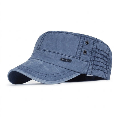 Gorra militar vintage ajustable para hombre-Accessories for Men-Casaluzia