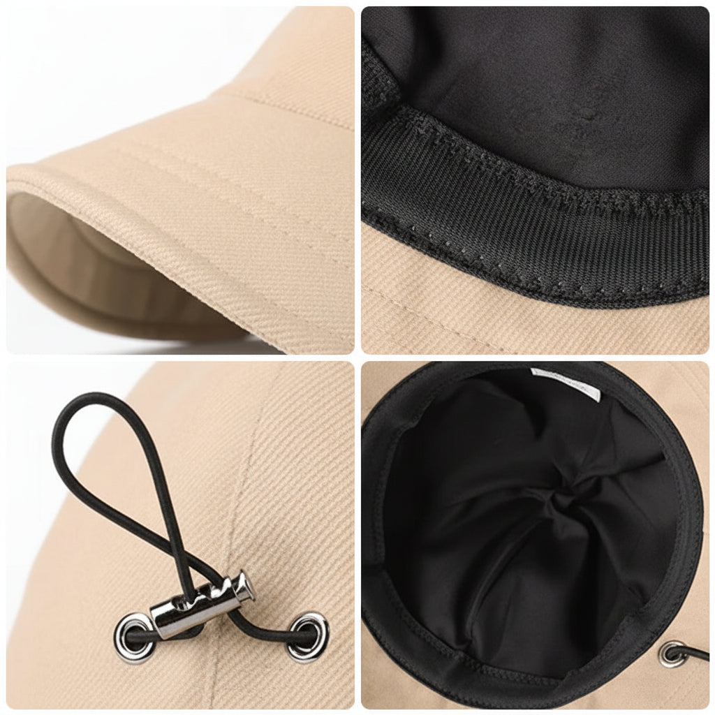 Gorra para mujer con ajuste posterior y visera curva-Accessories for Women-Casaluzia