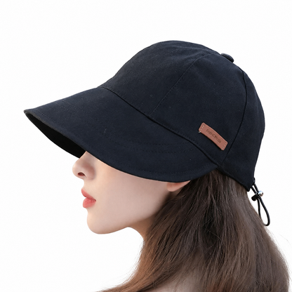 Gorra para mujer con ajuste posterior y visera curva-Accessories for Women-Casaluzia